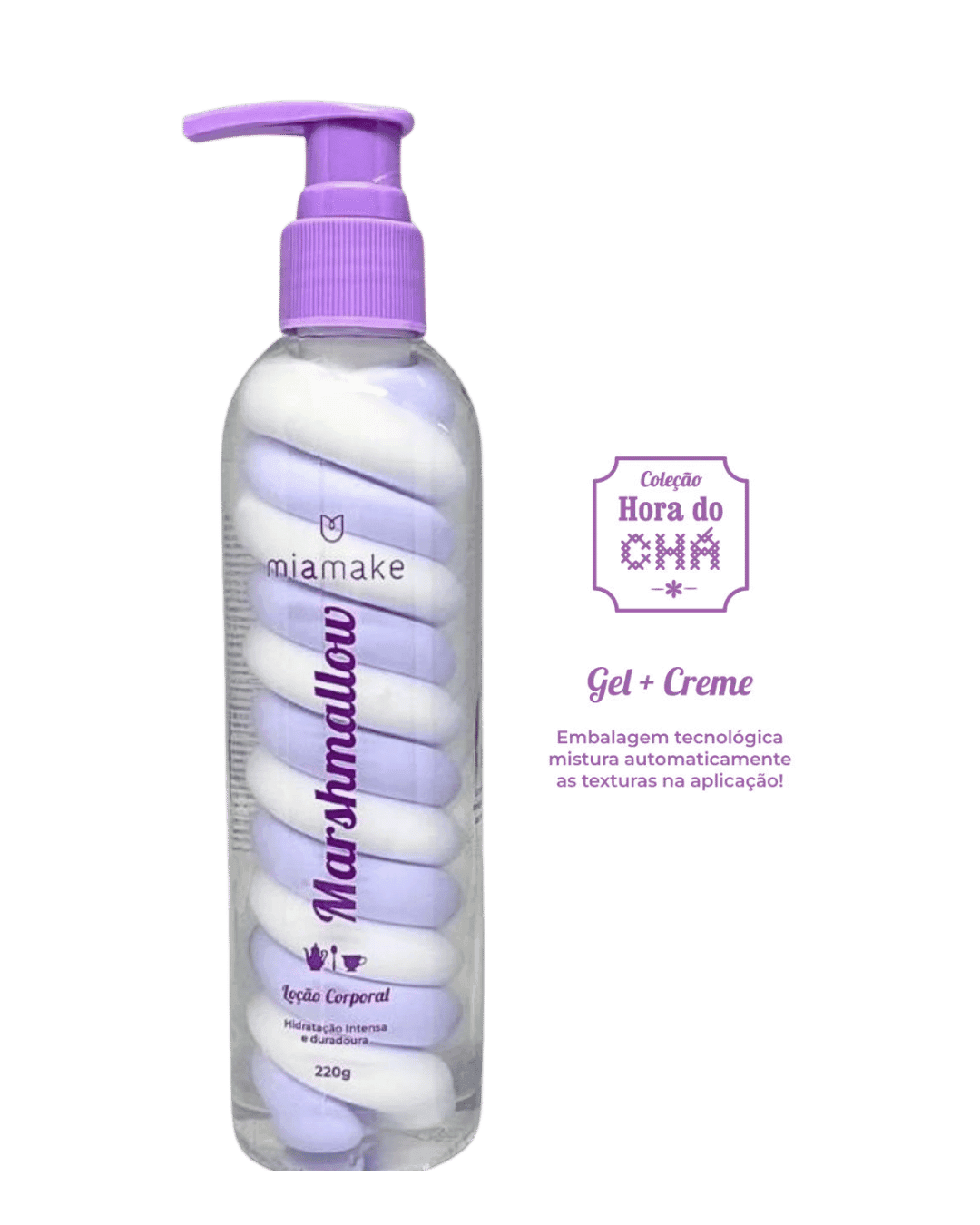 542 LOCAO CORPORAL MARSHMALLOW LILAS MIAMAKE