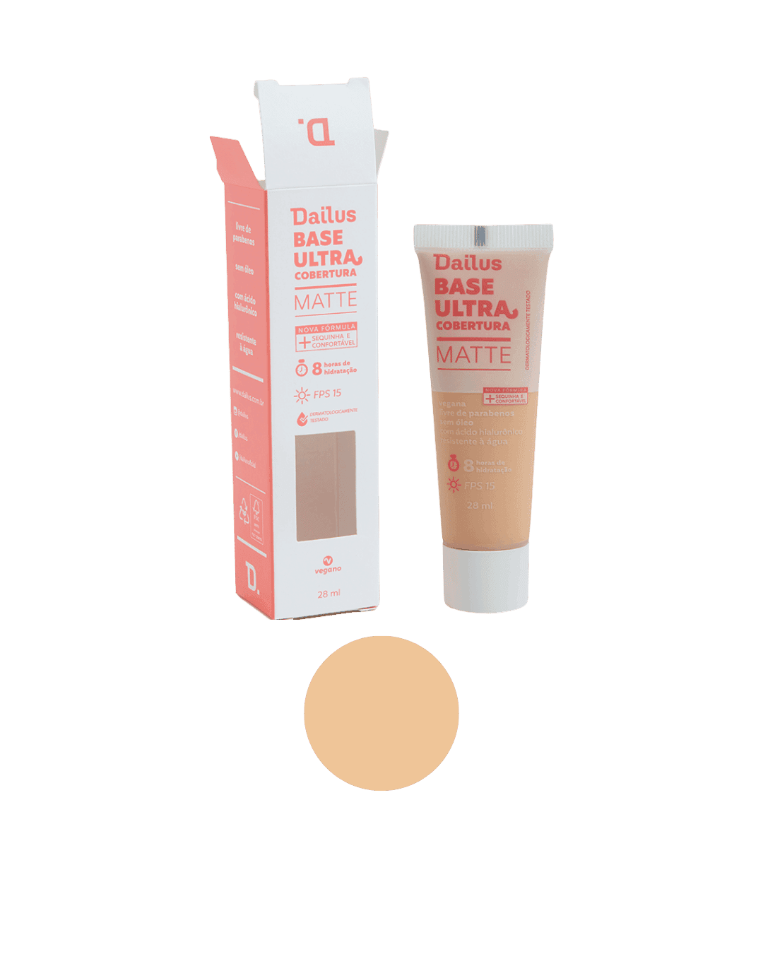BASE LIQUIDA DAILUS ULTRA COBERTURA D4 CLARO