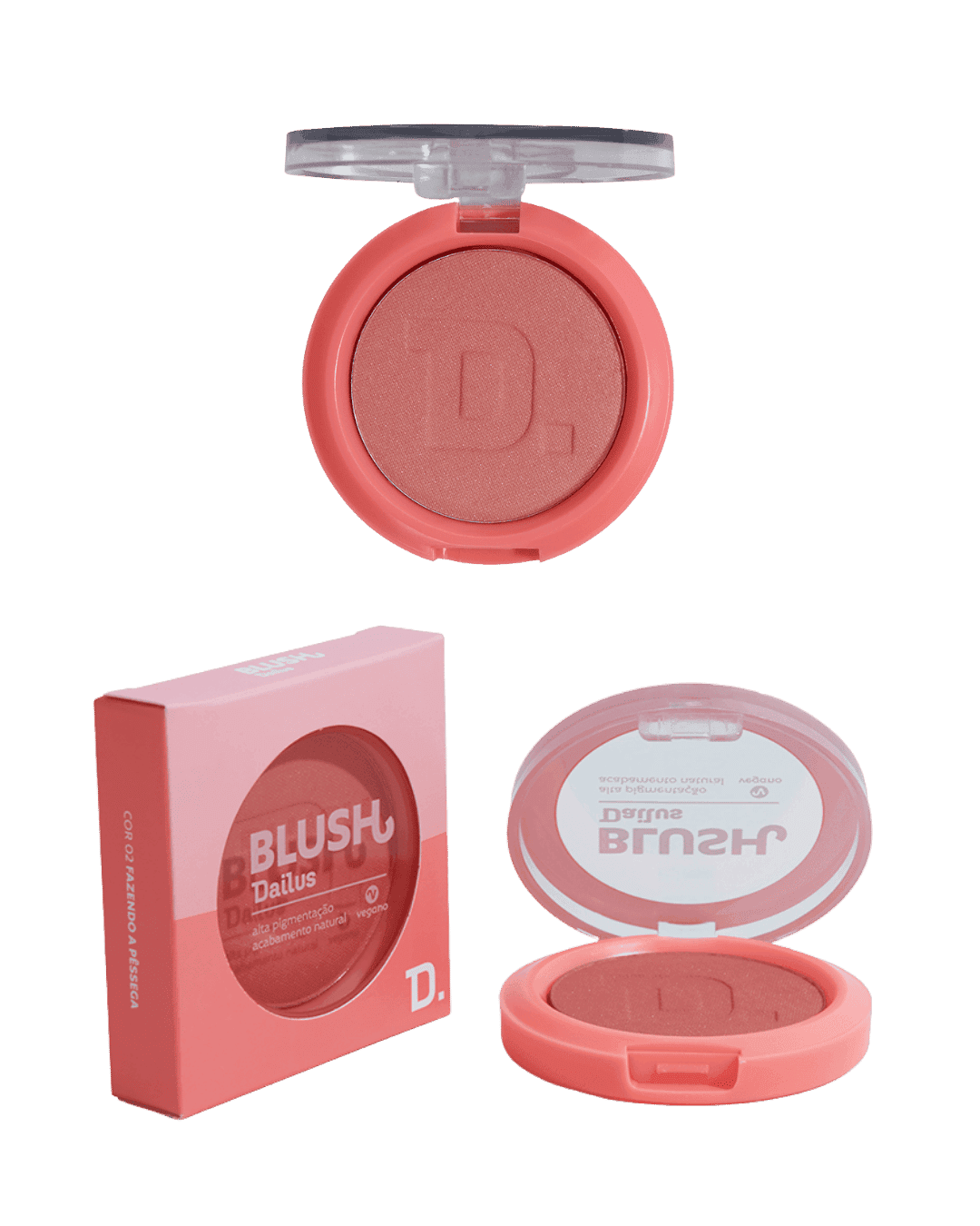 BLUSH FAZENDO A PESSEGA DAILUS